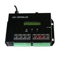 led 8 ports programmable controllerfull colordrive 8192 pixelssupport dmx512 consolesupport dozens of led chipspc software
