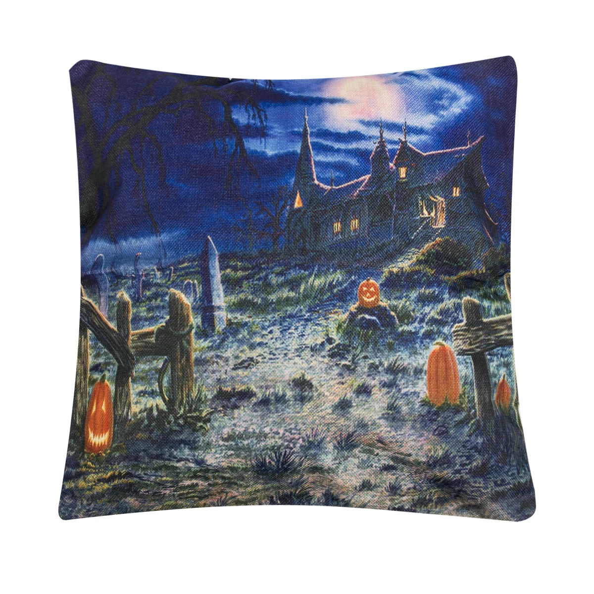 Чехол на подушку для спальни с песком Хэллоуин серия 3 тыква маленькая ведьма