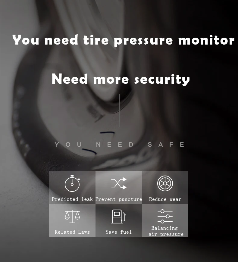 Автомобильный прикуриватель TPMS светодиодный дисплей внутренняя или внешняя система контроля давления в шинах Беспроводная передача CST-TY13/14
