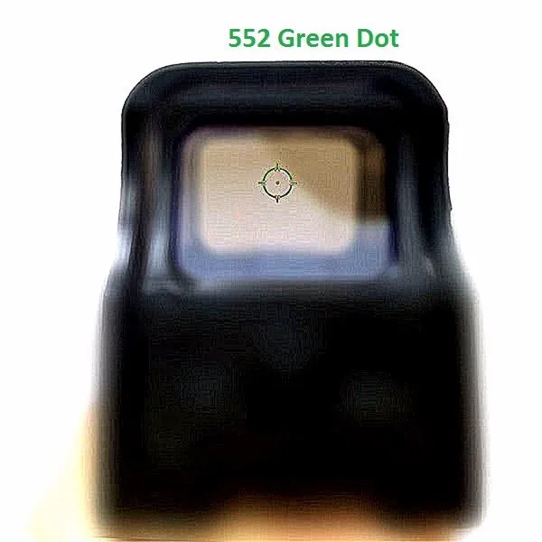 Высокое качество красный и зеленый горошек sight552_x голографические достопримечательности Red Dot Сфера Reflex Коллиматорный прицел AA Батареи для страйкбола