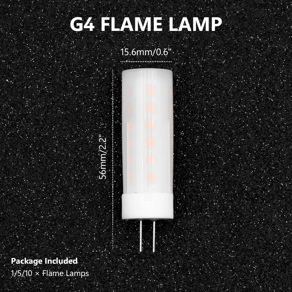 TSLEEN 12V 24V G4 динамический огонь, мерцающий эффект пламени светодиодный сжигание кукурузы светильник лампа для украшения праздничного стола светильник