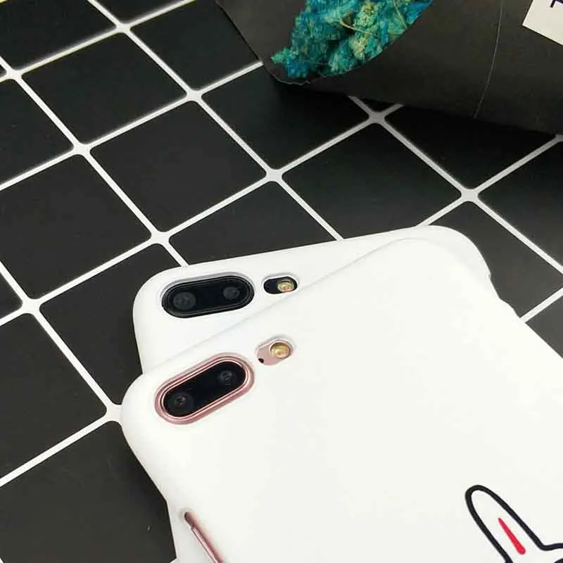 JIBAN Funny Sneaky dancing cat Phone Case for iPhone X 6 6s 6plus 7plus 8 plus Luxury Hard PC Cute Cartoon Couples Back Cover | Мобильные
