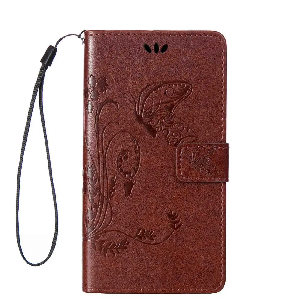 Red Brown Бабочка чехол для ASUS Z00ED Zenfone 2 laser ZE500KL ZE500KG ZE ZE500 500 500KL 500 кг KL кг 5,0 флип чехол Кожаный чехол для телефона - Цвет: Red Brown