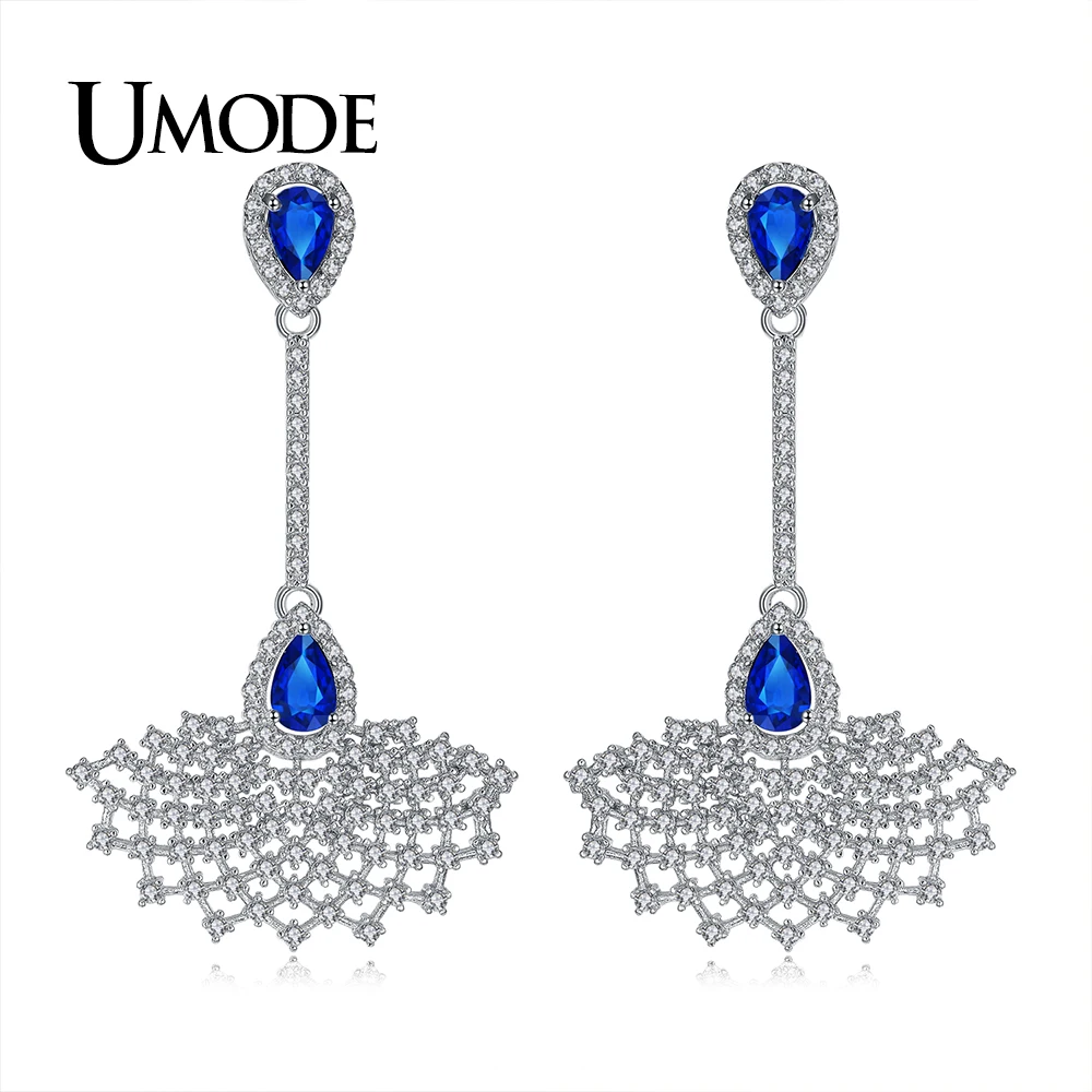 Женские серьги подвески с фианитами ААА +|earrings for|earrings for women weddingdropping earrings |