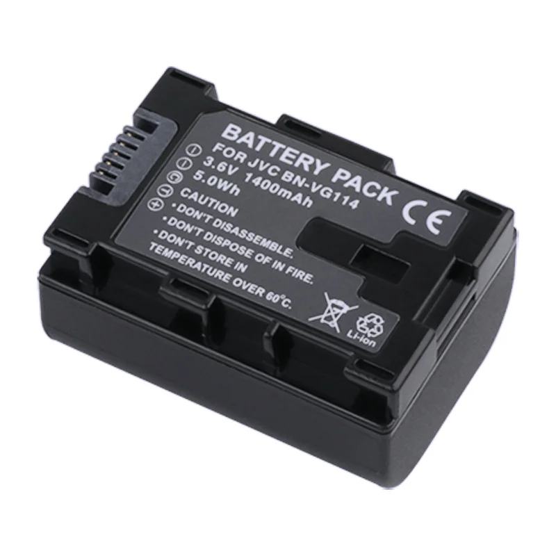 A BATTERY BN VG114 BN-VG114 Батарея+ уведомления о звонках/стены Зарядное устройство для JVC BN-VG107 BN-VG107U BN-VG108U BN-VG108E BN-VG114U BN-VG114US - Цвет: A BATTERY