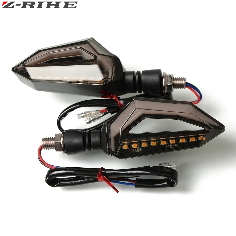 Светодиодный индикатор поворота для KAWASAKI ZXR250 ZXR400 ZXR750 ZXR KLE 250/400/500 ZRX1200R ZRX1200S мотоцикл Z900 650 - Цвет: 057