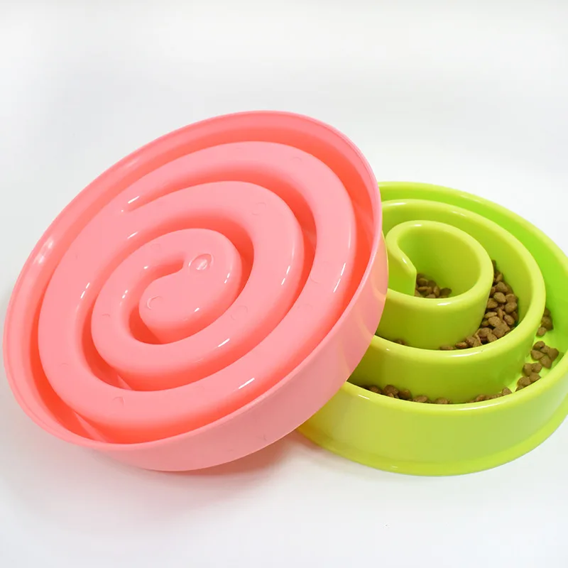 Интерактивная миска для питомца собаки кошки медленное питание 1 шт.