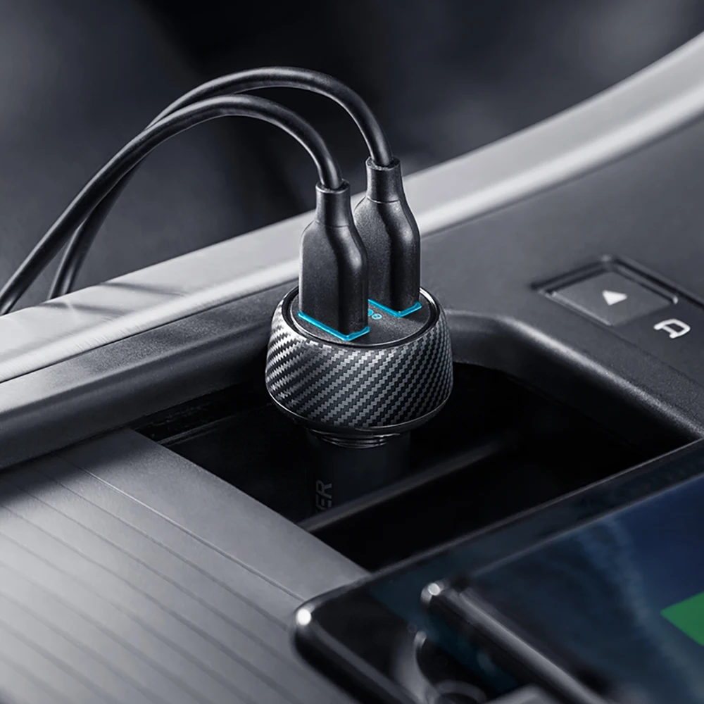 Зарядное устройство Anker с двумя USB портами 30 Вт совместимо устройствами быстрой