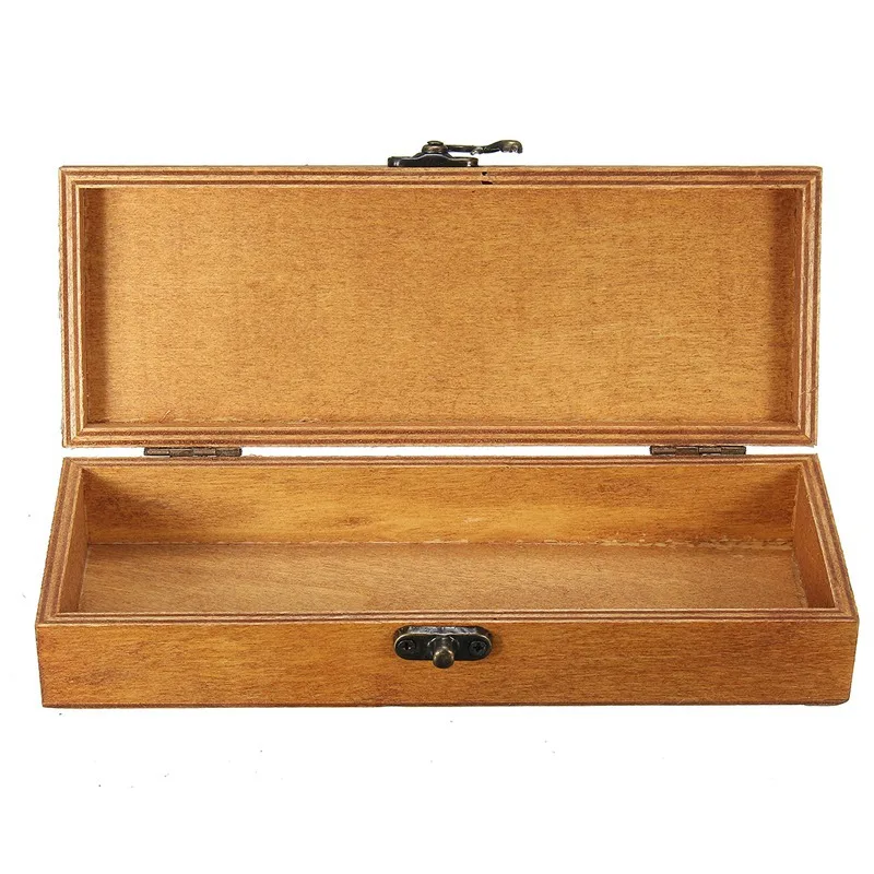 KiWarm винтажный Ретро Многофункциональный Деревянный чехол карандаш шкатулка для