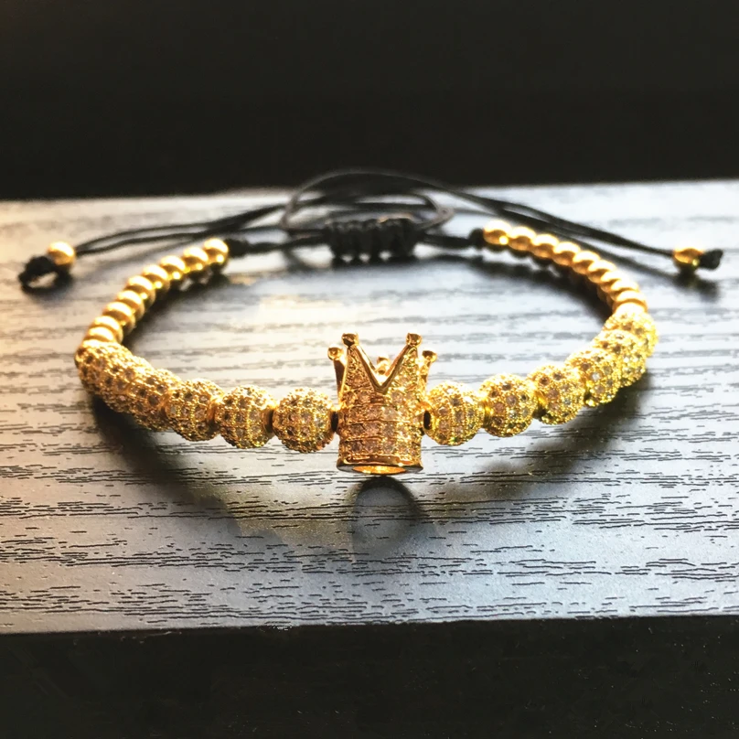 ATTYIRENA новые циркониевые браслеты мужские ювелирные изделия кубические микро