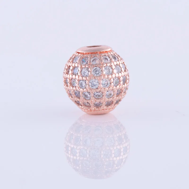 Оптовая продажа DIY ювелирные бусины 10 мм черный/серебристый/золотой/розовое