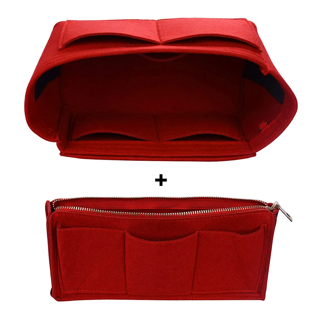 Jiyaru, брендовая косметичка, органайзер для SPEEDY NEVERFULL, войлочная вставка, сумка для сумки, для путешествий, внутренний кошелек, портативные косметички