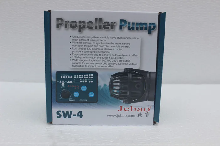 Jebao RW-4 RW-8 RW-15 RW-20 RW4 RW8 RW15 RW20 RW 4, 8 15 20 морской аквариум Wave Maker для Беспроводной Master/Slave насос Управление - Цвет: SW-4