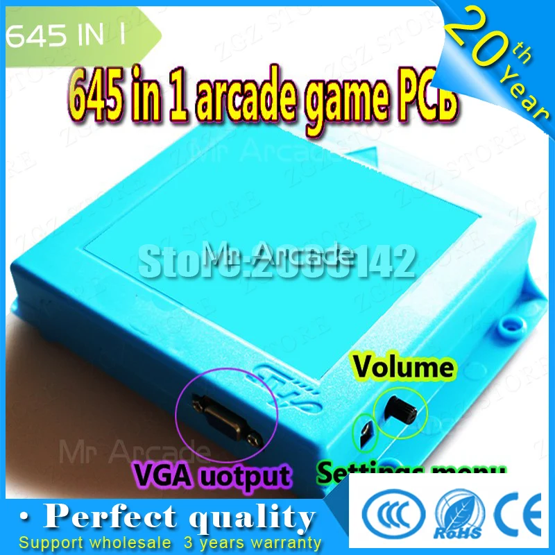 Pandora 4 VGA/CGA выход для LCD/CRT 645 в 1 игровая доска pandora arcadejamma дешевая bundle video arcade jamma