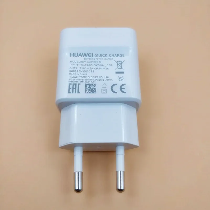 Оригинальное зарядное устройство Huawei p20 lite QC 2 0 Быстрая Зарядка адаптер и Usb