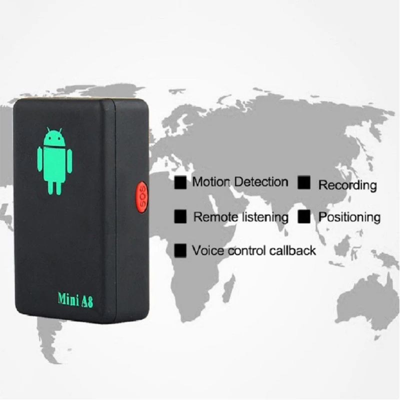 A8 мини gps автомобиль в режиме реального времени трекер Магнитная GSM/GPRS/gps устройства слежения Смарт-часы