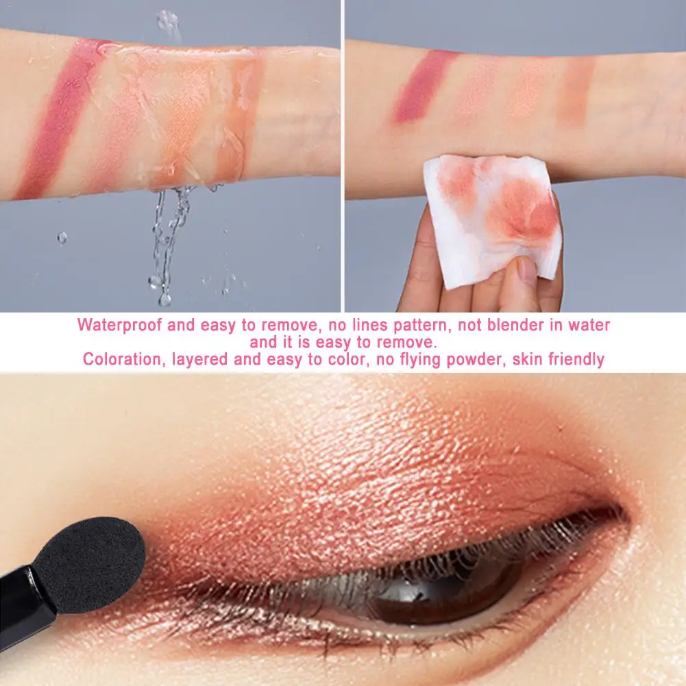 4 цвета тени для век палитра макияжа кисти пигментированные матовые розовый цвет|