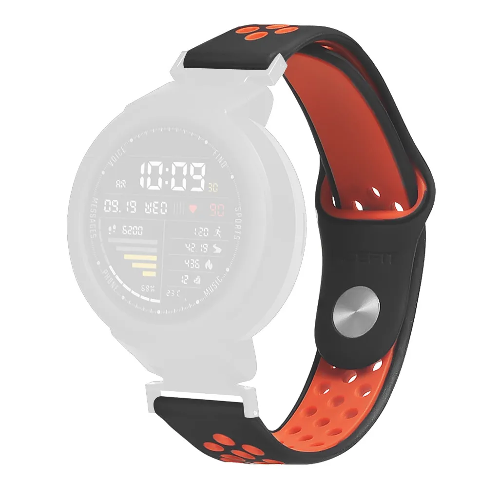 Силиконовый ремешок Браслет Для Xiaomi Huami Amazfit Verge Youth Watch A1808 для часов 20 мм