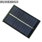 Миниатюрные солнечные панели BUHESHUI, 0,6 Вт, 6 в, мА, солнечные элементы для мелких электроприборов, 60*90*3 мм, 36 шт.лот, оптовая продажа, бесплатная доставка