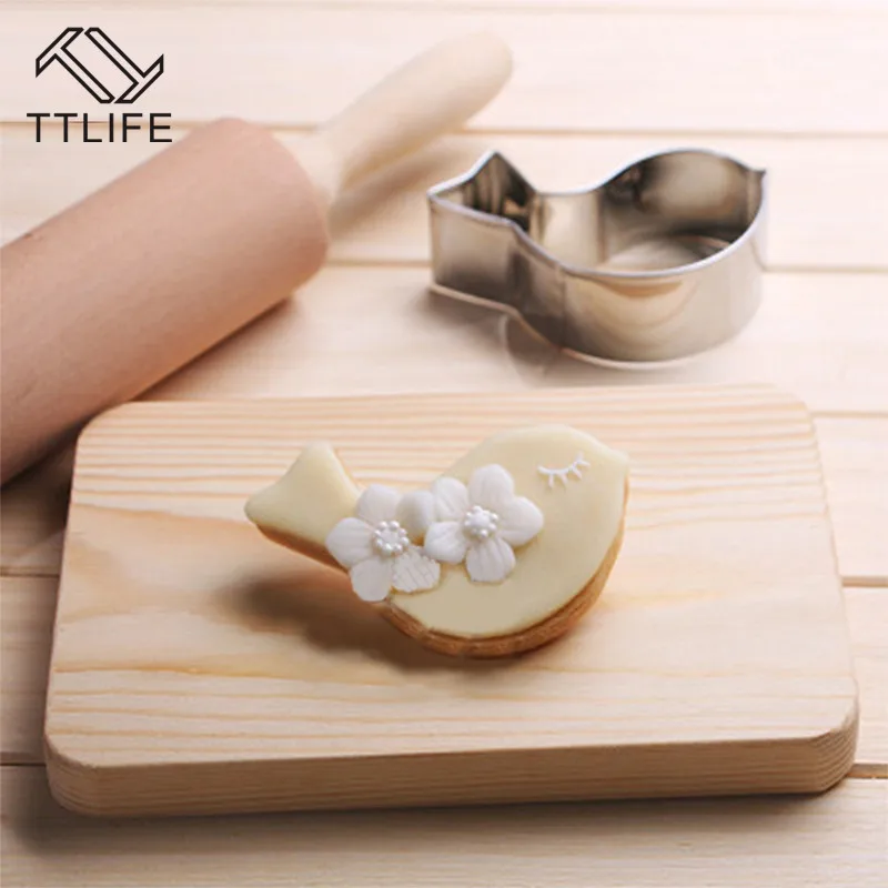 TTLIFE маленькая птичка животное печенье резаки из нержавеющей стали выпечка