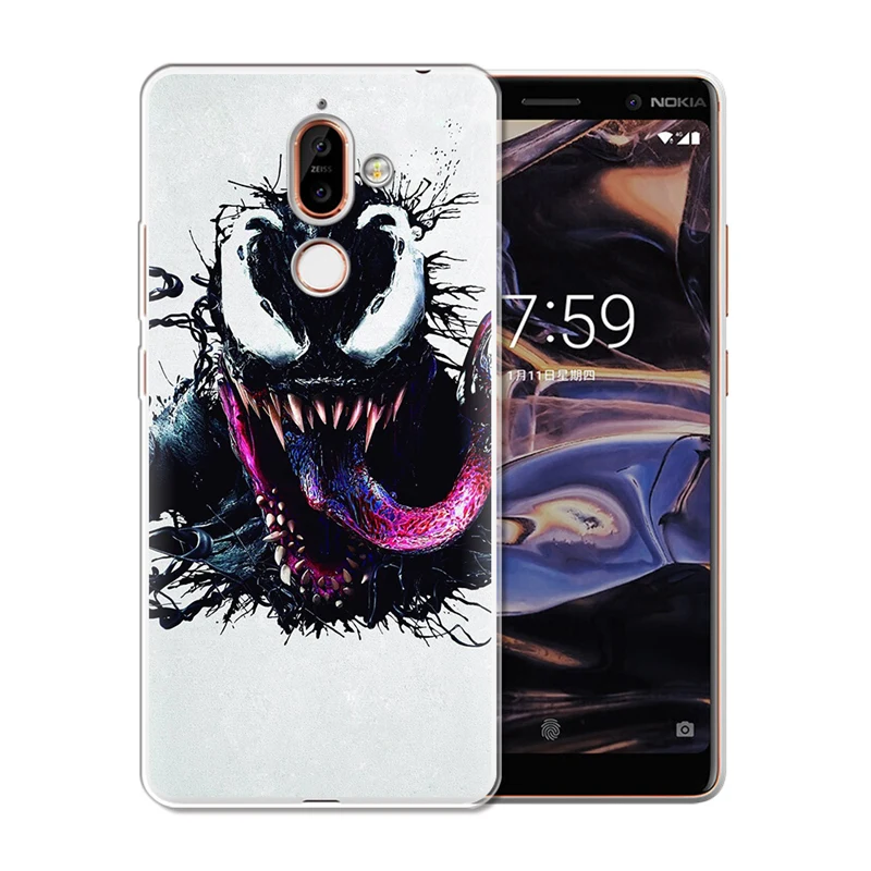Чехол для телефона Nokia 1 3 5 8 6 2 7 Plus 9 2018 X7 X3 X6 venom милый бампер роскошный мультяшный