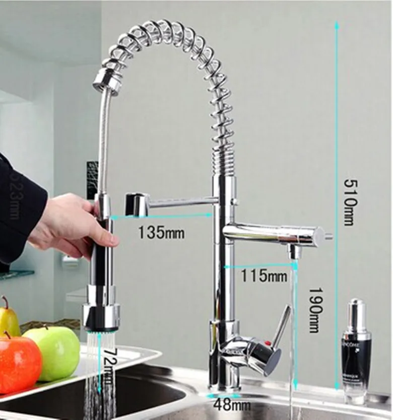 2015 настоящий хромированный полированный бортиковый керамический кран с двойной