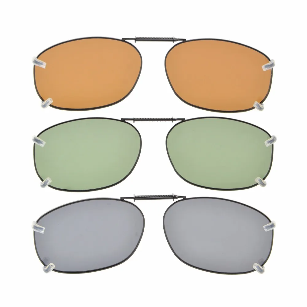 C89 Eyekepper серый/коричневый/G15 линзы 3 pack клип на поляризованные солнцезащитные очки