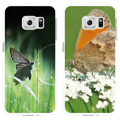 Природа насекомых бабочка чехол для Samsung S4 S5 S7 край|cover for samsung s4|case covercover |