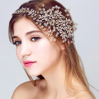 high end luxury handmade rhinestone wedding tiara hair accessories rhinestone bridal headband stunning party prom headband