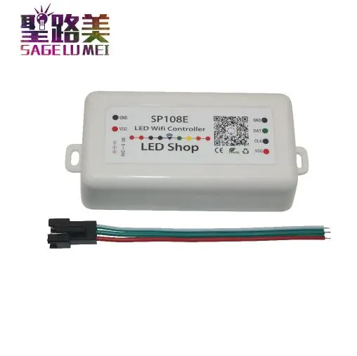 Светодиодный контроллер SPI pixel Wi-Fi с помощью приложения для смартфона