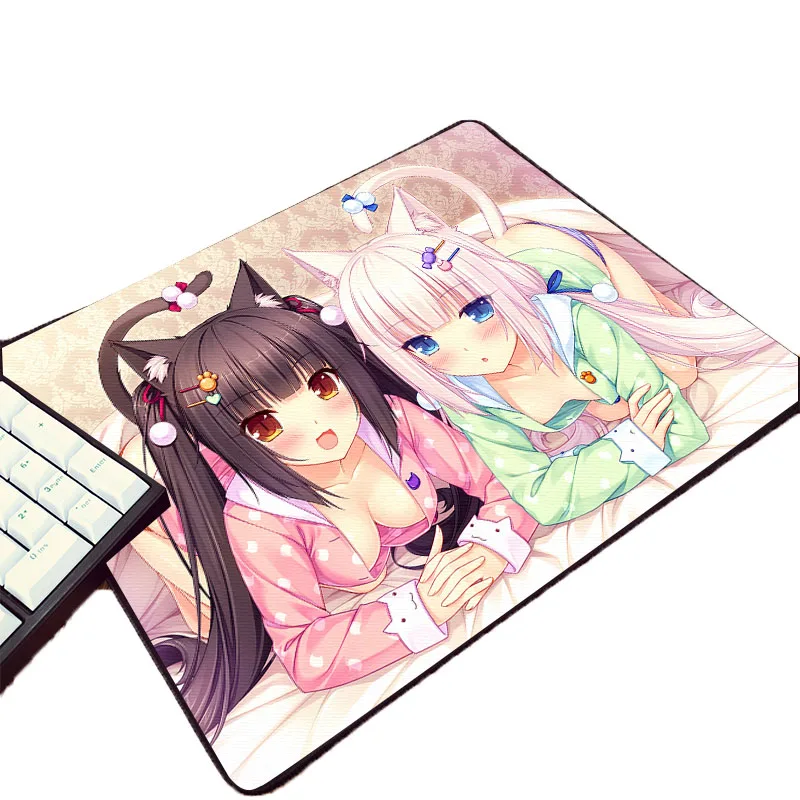 Mairuige ACG анимационная игра милые девушки Chocola Nekopara коврик для мыши горячие аниме игры узор так мило аниме девушки кошка ПК Настольный коврик