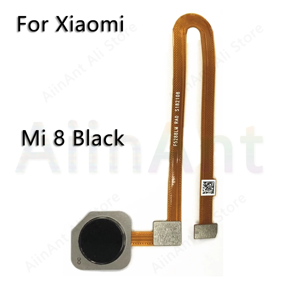 For Xiaomi 8 Black Оригинальная задняя кнопка домой датчик отпечатков пальцев гибкий кабель для Xiaomi Mi 8 8SE SE Lite датчик отпечатков пальцев Flex - Цвет: For Xiaomi 8 Black