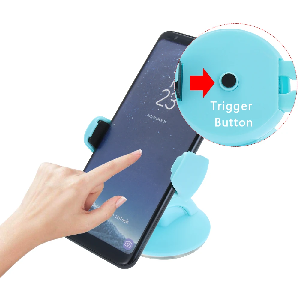 1PC 360 Degree Adjustable Auto Mobile Phone Stand Car Holder Dashboard Windshield Bracket for Universal Smartphone Accessories