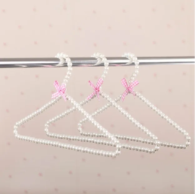 [Бесплатная доставка] Высококачественная тонкая белая жемчужная вешалка для