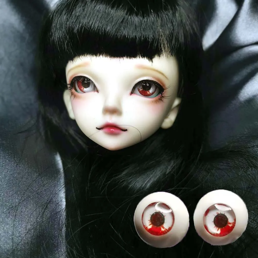 Кукла bjd 1/6 глаза красные 1/4 1/3 1/8 BJd sd msd 8 мм 10 12 14 16 18 20 пластиковые аксессуары для