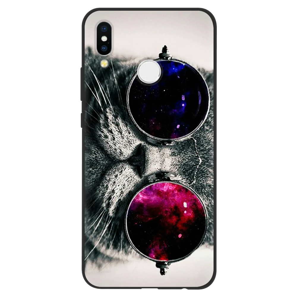 yanjingm Мультфильм чехол с котом TPU чехол s для huawei P30 P20 P10 P9 P8 Коврики 20 10 Pro Lite Coque для huawei Honor 7A Pro 8X 6A 9 Lite 10 Чехол - Цвет: yanjingm