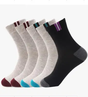 10 пар/лот оптовая продажа сезон весна-лето-осень-зима для мужчин Цвет бизнес