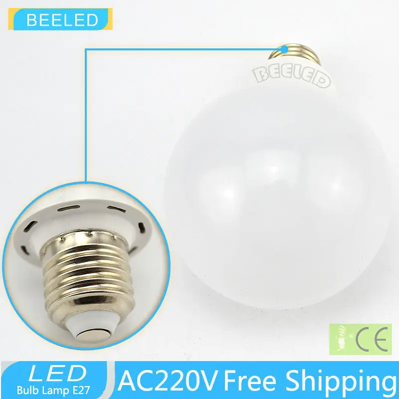 Светодиодная лампа E27 12 Вт 9 7 5 3 smd2835 220 В белая теплая энергосберегающая