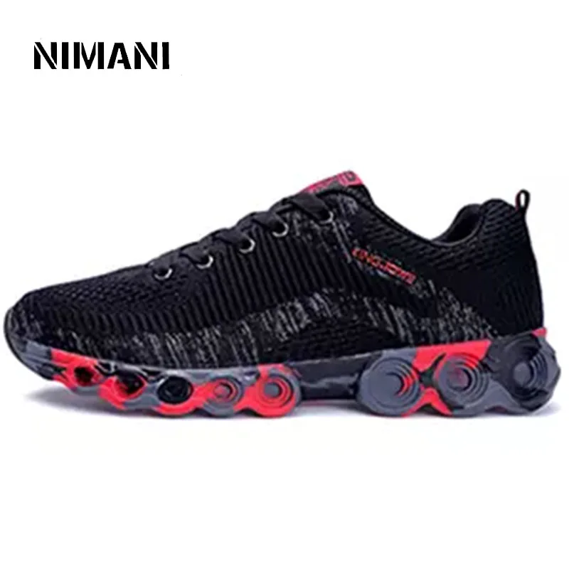 2018 новые летние мужские дышащие Лоферы черная обувь Весенняя легкая модная