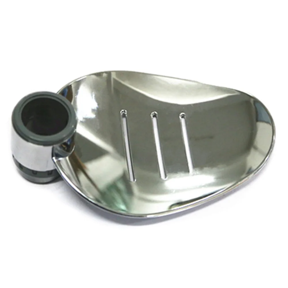 Держатель мыльница Регулируемая форма листа гальванизированная ванная комната