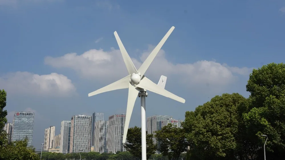 400W500W600W 12В/24В 3/5 лопасти для домашнего жилого Низкий пусковой комплект генератора