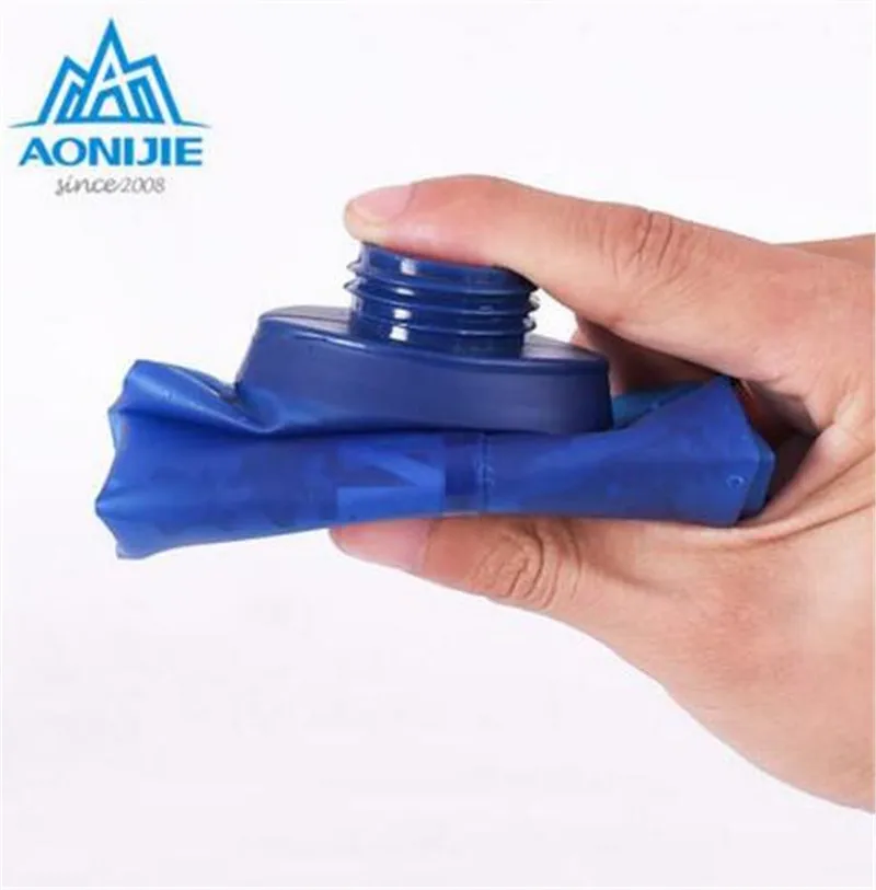 Спортивный складной мягкий мешок для воды AONIJIE 450 мл 500 мл|Спортивные бутылки| |