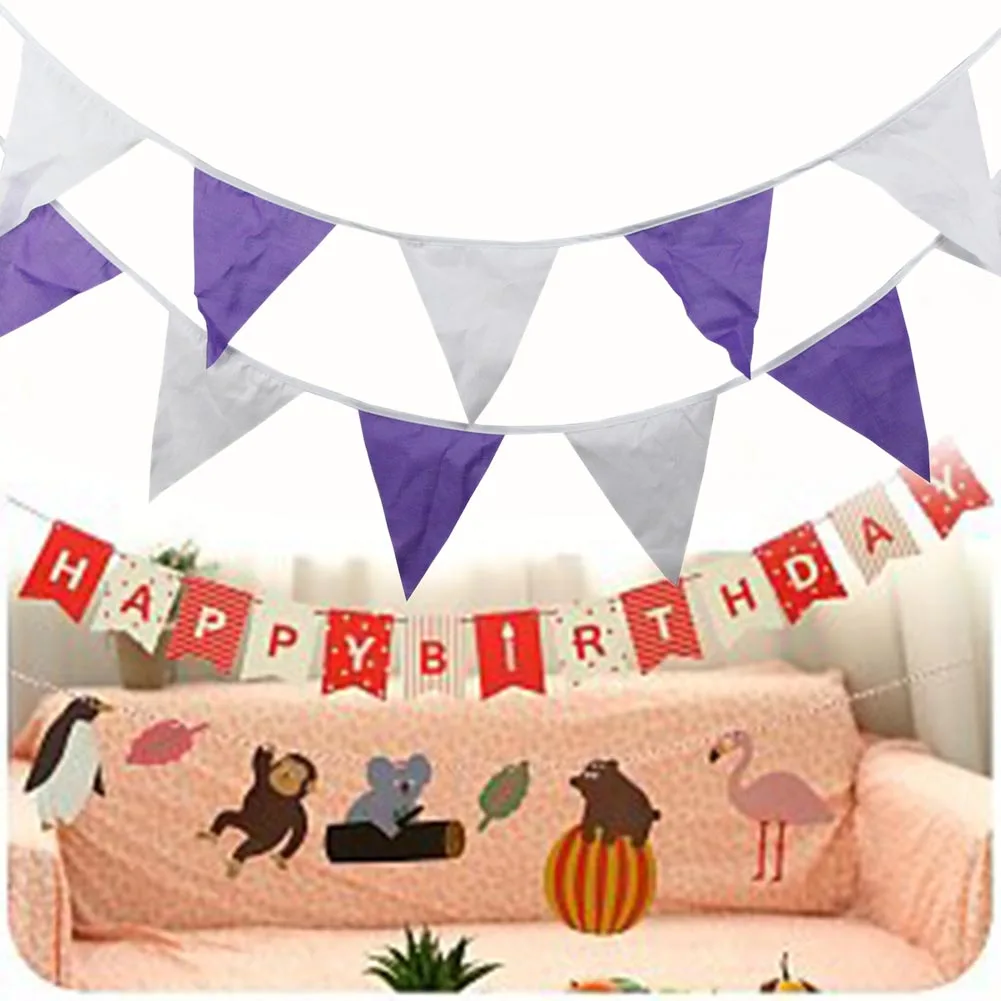 Креативный фиолетовый флаг из хлопка свадьба помолвка день рождения бандаж