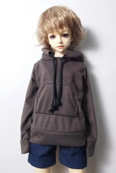 T02-X547 Blyth кукольные одежда 1/3 1/4 bjd 1/6 мягкого плюша; аксессуары для куклы свитер рваные джинсовые шорты 2 шт./компл