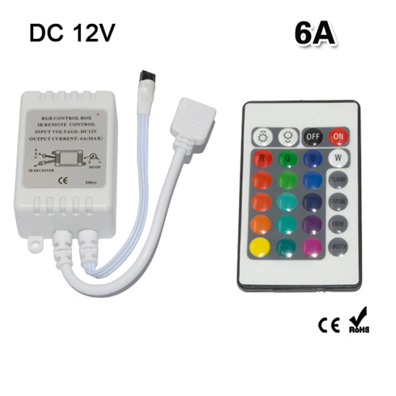 ИК-пульт дистанционного управления для светодиодной ленты RGB SMD 3528 5050 5630 3014 | Лампы