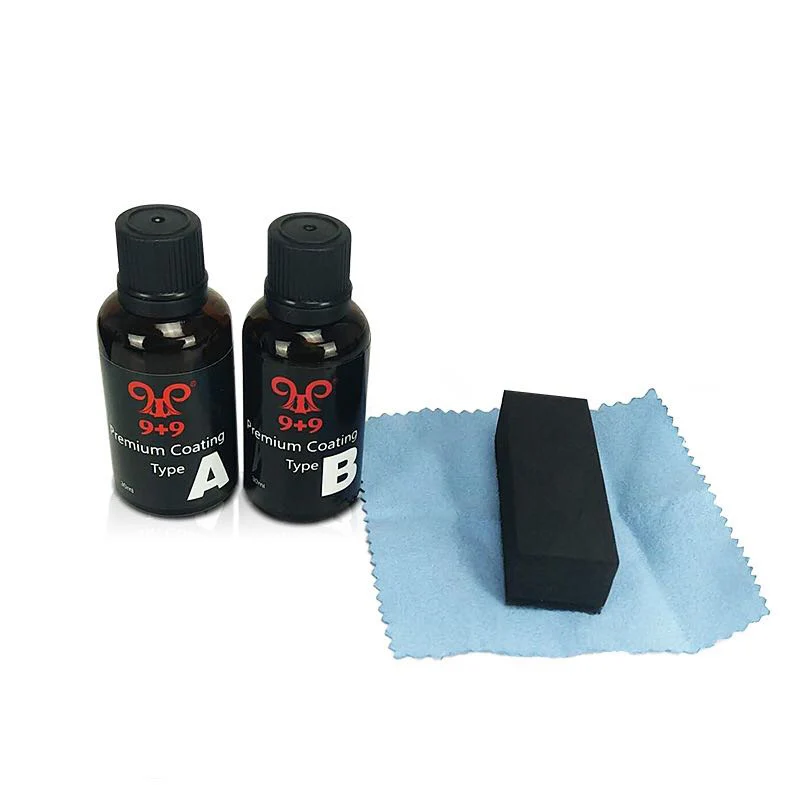 2Pcs 9H Ceramic Car Coating Liquid Super Hydrophobic Glass Coating Glass High Density Nano Ceramic Car Paint Care