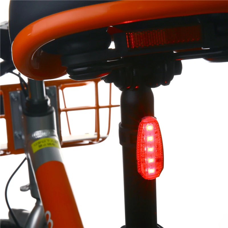 6 Light Mode USB Rechargeable Bicycle Rear Cycling LED Taillight Waterproof MTB Road Bike Tail Back Lamp for | Спорт и развлечения