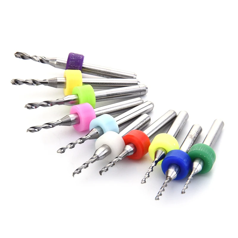 10 шт. мини сверло PCB из карбида вольфрама гравировка Деревообработка набор сверл 1