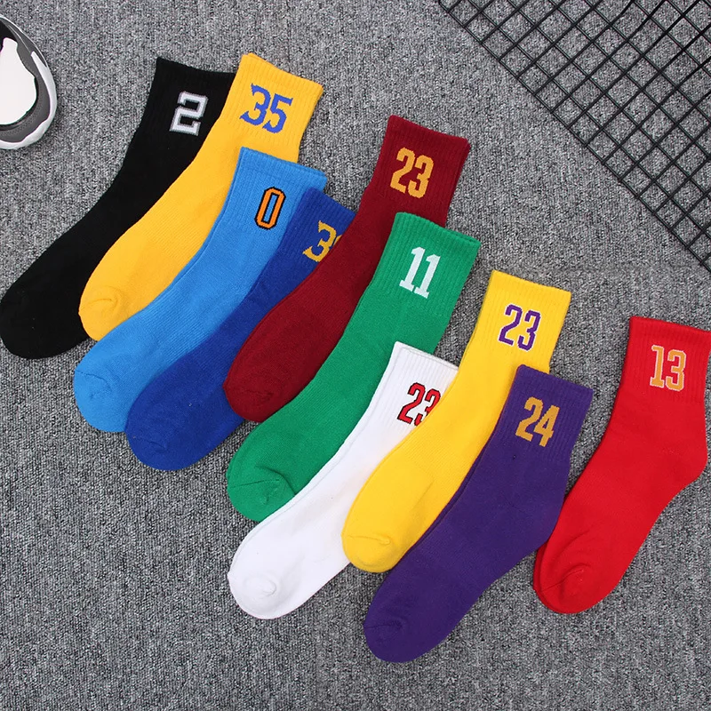 Супер Элитные 2 пары профессиональных спортивных носков цифровые звезды