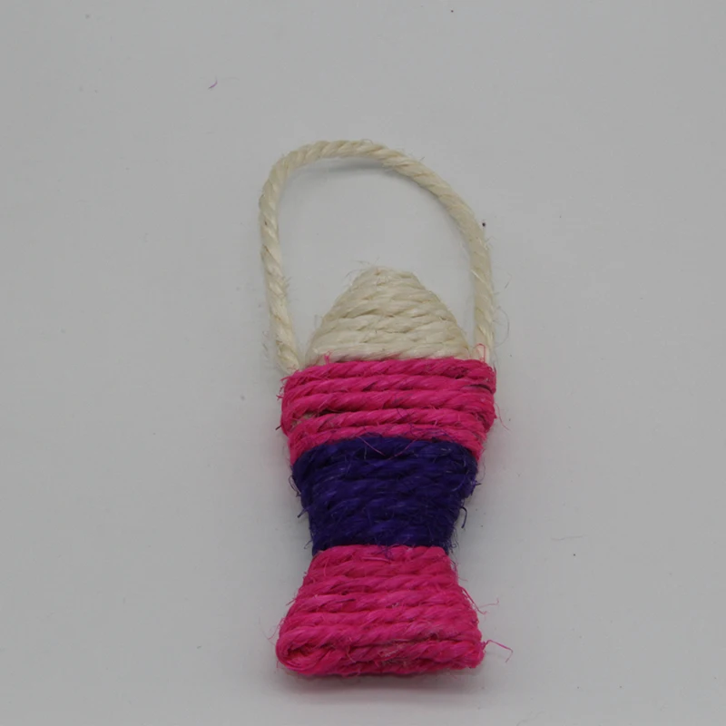 Игрушка для кошек Westrice яркие игрушки сизаля любимая игрушка Милая Рыба в форме